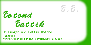 botond battik business card